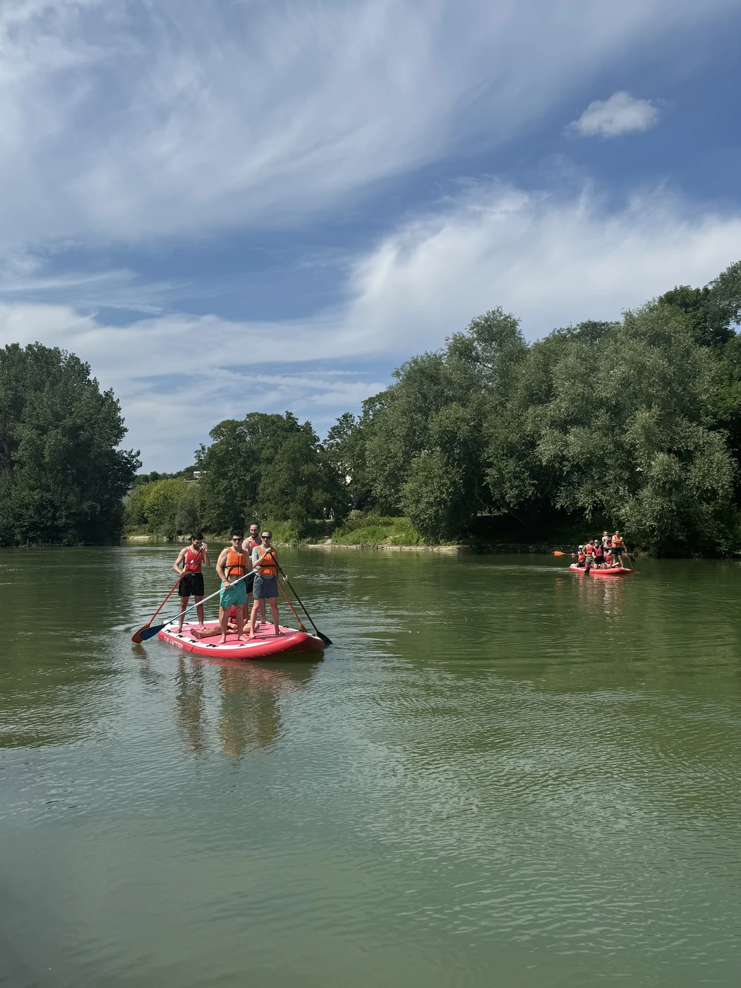 Session paddle sur la Marne à Beach Paddle